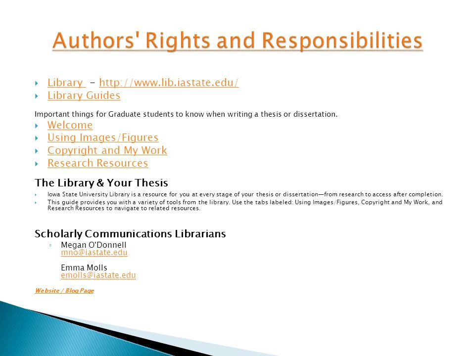 Guide to successful thesis and dissertation repository